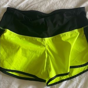 Lululemon Athletica 2 Pair Shorts sz 6